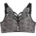 thumbnail image 1 of Gibobby Brasier Deportivo Para Mujer Sujetador con One Fab Fit para mujer Sujetador tipo camiseta Demi Sujetadores convertibles para mujer(Plata de plata,85), 1 of 3