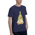thumbnail image 2 of Bingfone Sunflower Gnomes Men'S Loose Fit Short-Sleeve Pocket T-Shirt, 2 of 7