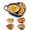 Blue, variant on 2027 Upgrade Soup and Sandwich Bowl with Side Compartment and Handle Ceramic Soup and Bread Bowl Combo, Divided Plate for Chili, Salad and Snacks