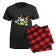thumbnail image 5 of CafePress - Funny Beagle Women's Dark Pajamas - Women's Short Sleeve Print T-Shirt and Pants Dark Cotton Pajama Set, 5 of 7