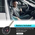 thumbnail image 2 of Reemplazo de control remoto inteligente sin llave Unique Bargains GQ4-29T GQ429T para Toyota Venza 2009-2013 para Toyota Matrix 2008-2013 89070-0T030 89070-02250 H Chip 3 Botones, 2 of 7