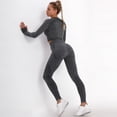 thumbnail image 6 of MSJUHEG Yoga Sets for Women,Workout Jumpsuits for Women,Athletic Sets for Women,Conjuntos Deportivos Para Mujer,Color Yoga Fitness Sports Running Suit Suits & Sets,Jumpsuit for Women Dark Gray S, 6 of 9