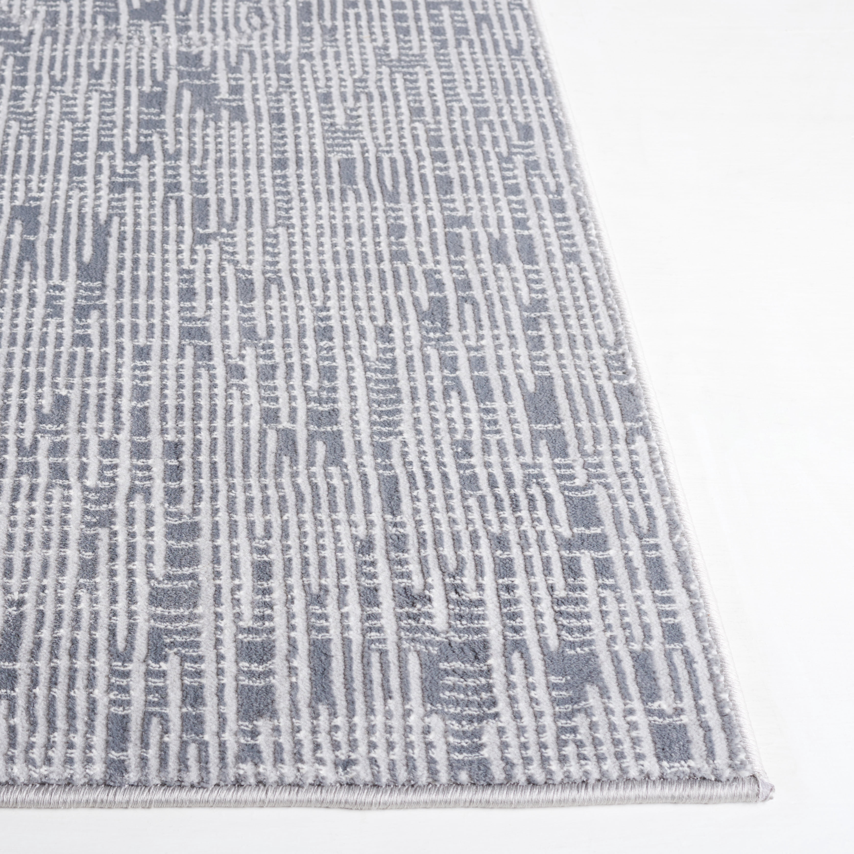 SAFAVIEH Continental Jaki Distressed Runner Rug, Dark Gray/Light Gray, 2'2" x 8'