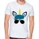 thumbnail image 1 of Playera Camiseta Hombre Niño Unicornio Lentes Rock #424, 1 of 7