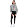 thumbnail image 5 of Popfunk Dora The Explorer Always Ready For Adventure Women's Cropped Hoodie Pullover Sweatshirt, Athletic Heather, X-Small, 5 of 5