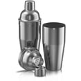 thumbnail image 3 of Shaker,24 oz Martini Shaker, Grade Stainless Steel Martini Mixer Built-in Strainer,Drink Shaker by ,Bartender Kit Gifts. (Black), 3 of 7