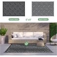 thumbnail image 4 of Outdoor Rug x Reversible Mats Outdoor Area Rug Plastic Straw Rug Geometric Rv Mat for Patio Camping Rv Picnic Backyard Deck Balcony Porch Beach Trailer ( ), 4 of 7