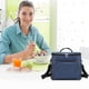 thumbnail image 1 of Fiudx Bolsa Térmica Portátil para Almuerzo, Aislamiento Térmico a Prueba de Fugas, Forro Suave de Eva, Cremallera Reforzada, Correa para El Hombro, Ideal para Picnic y Viajes, Tela Resistente, Tamaño, 1 of 7