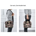 thumbnail image 6 of Insulated Crossbody Lunch Bag 10L Lunch Tote with Adjustable Shoulder Strap for Work Office Picnic Delicate Butterfly, 6 of 6