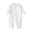 White, variant on Jalioing Jumpsuit for Infant Baby Ribbed Solid Color Long Sleeve Romper Soft Comfortable Cotton Baby Clothes for Boys Girls