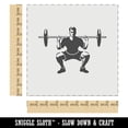 thumbnail image 2 of Squat Weightlifting Exercise Workout Gym DIY Cookie Wall Craft Stencil - 9.0 Inch, 2 of 5