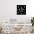 thumbnail image 3 of Stupell Industries Eclectic Circular Symmetry Elementals Black Floating Frame Canvas Art, 18 x 18, by El Perkin, 3 of 8