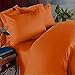 thumbnail image 3 of Elegance Linen Â® 1500 Thread Count WRINKLE RESISTANT 4 pc Sheet set, Deep Pocket Up to 18" - All Size and Colors , King Orang, 3 of 3
