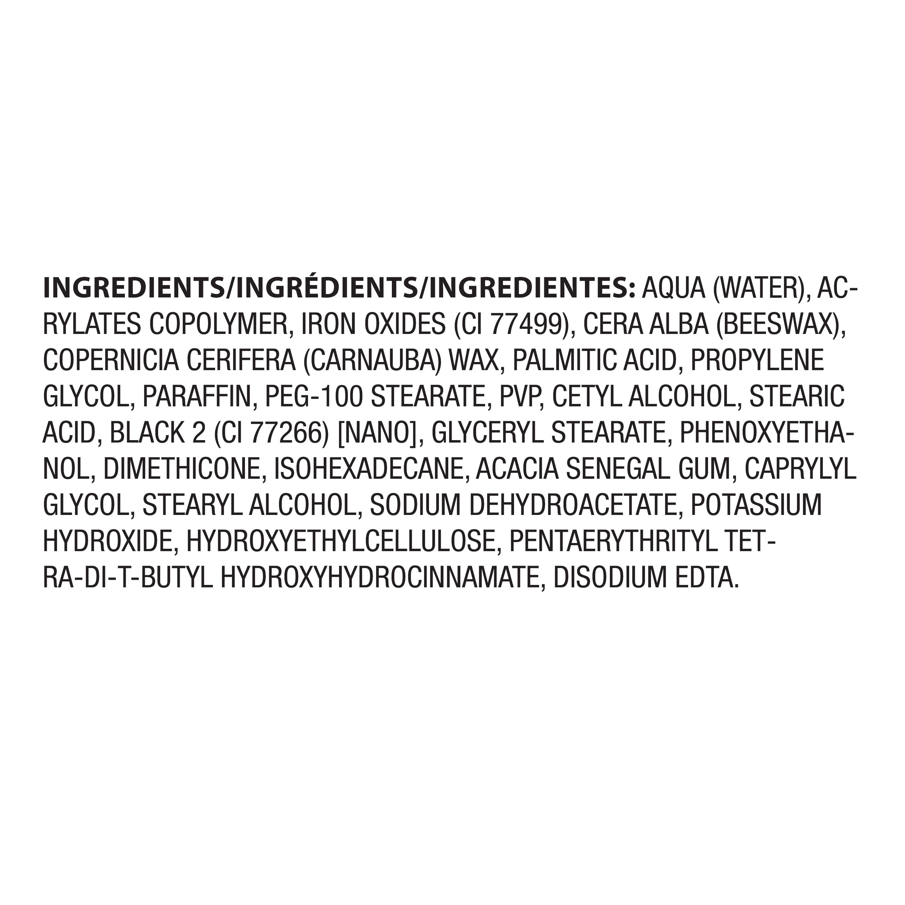L.A. COLORS Perfect Curl Volumizing & Ultra-Lifting Long-Wearing Mascara, Black, 0.30 fl oz