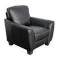 thumbnail image 1 of CorLiving Jazz Black Bonded Leather Chair, 1 of 5