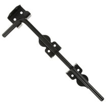 Amosfun Iron Gate Latch Black Heavy Duty for Home Use Solid Thick Design