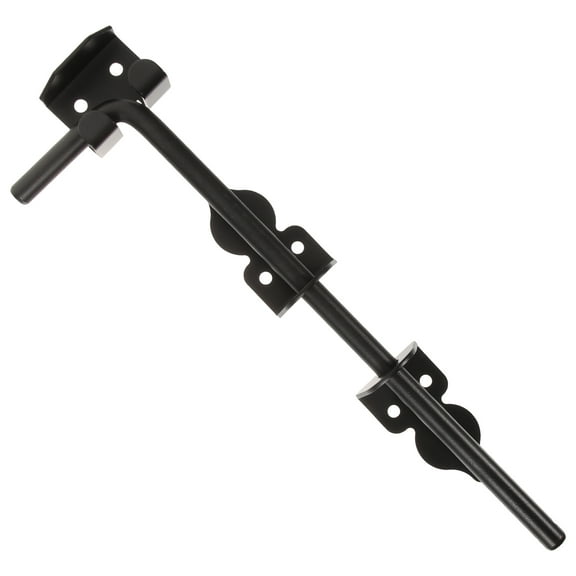 Amosfun Iron Gate Latch Black Heavy Duty for Home Use Solid Thick Design