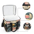 thumbnail image 6 of FORMRS Insulated Cooler Bag 24 Cans Capacity Soft Leakproof Lunch Box with Side Pockets, Pink Sunset, 6 of 7
