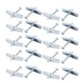 thumbnail image 1 of Unique Bargains 3/16' x 2' Male Thread Spring Loaded Hollow Wall Round Head Toggle Bolt 20pcs, 1 of 2