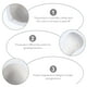 thumbnail image 3 of 2 juegos/4 piezas de machacador de medicinas de porcelana portátil con mortero, 3 of 8