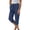 1-Dark Blue, variant on Capri Pants for Women Summer Linen Straight Wide Leg Loose Drawstring Elastic Waist Cropped Trousers Soft Comfortable Breathable Solid Color Basic Beach Capris 1-Orange XXL