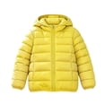 thumbnail image 3 of ZBSOKO Kids Puffer Jackets Hooded Full Zip Winter Outerwear with Pocket Lightweight Solid Color Padded Coats Warm Clothes Sizes 0-15 Years, 3 of 7