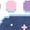HEATHER NAVY, variant on - Magical Gamer Girl Fitted Short Sleeve Graphic T-Shirt