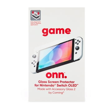 onn. Glass Screen Protector for Nintendo Switch OLED