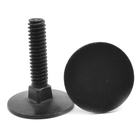 1/4"-20 x 1" (FT) Coarse Thread Grade 2 Elevator Bolt Low Carbon Steel Plain Finish Pk 100