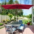 thumbnail image 3 of Bonosuki 10 x 6.5-ft. Rectangular Patio Umbrella Royal Blue, 3 of 5