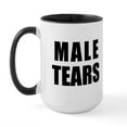 thumbnail image 2 of CafePress - Male Tears Mug Mugs - 15 oz Ceramic Large White Novelty Mug, 2 of 4