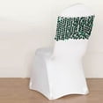 thumbnail image 5 of BalsaCircle 5 Hunter Green 10" Big Payette Sequined Chair Sashes Catering, 5 of 8