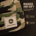 thumbnail image 4 of John Deere Toddler Boys' Knit Beanie Hat Green Camouflage, 4 of 5