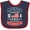Navy and Red, variant on Inktastic My Uncle Is A Firefighter Nephew Boys or Girls Baby Bib