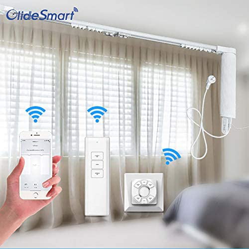 WIFI Electric Curtain Opener,APP Remote Control Automatic Curtain
