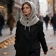 thumbnail image 4 of CaiYueKe Women's Knitted Shawl Collar Hat Winter Warm Scarf Neck Warmer Protector Fashion Versatile Layering Accessory Soft Stretchy Beanie Cap, 4 of 7