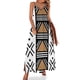 thumbnail image 1 of Vestido sin mangas con patrón tribal africano Bogolan, vestidos de noche para mujer, vestidos de fiesta para mujer, vestido elegante, ropa estética, 1 of 7