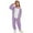 BB-Purple, variant on QIUOMBBP Fleece Onesie Pajamas Cute Cat Ear Hooded Long Sleeve Jumpsuits Family Christmas Matching Sleepwear Coffee