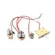 thumbnail image 3 of Conjunto de arnés de cableado de guitarra interruptor potenciómetro volumen para accesorios de instrumentos musicales, 3 of 9
