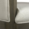 thumbnail image 3 of Jennifer Taylor Home Williams 31" Swivel Bar Stool with Armrests White Linen, 3 of 13