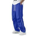 thumbnail image 6 of Mgmyaa Men's Flat Front Sports Pants With Drawstring Elastic Waist Stretchable Adjustable Straight Leg Full Length Soft Lightweight For Jogging, 6 of 8