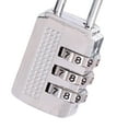 thumbnail image 1 of 3 Digit Combination Password Lock lock; Digit combination Zinc Alloy Security Lock Suitcase Luggage Coded Lock Cabinet Locker Padlock, 1 of 7