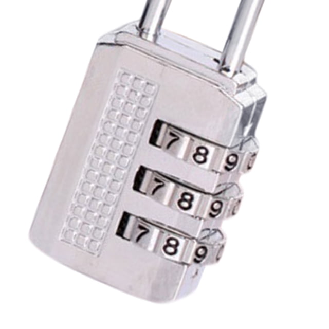 3 Digit Combination Password Lock lock; Digit combination Zinc Alloy Security Lock Suitcase Luggage Coded Lock Cabinet Locker Padlock
