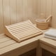 thumbnail image 2 of predolo Reposacabezas de Madera para Sauna Resistente a Altas Temperaturas y Humedad Reposacabezas de Sauna de Madera Acabado Liso para Spa, 2 of 10
