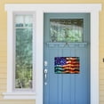 thumbnail image 6 of WMGHA 12" Patriotic Acrylic Stained Glass Window Hanging Decor Special Shaped Rhinestone Round Diamond Art Window Pendants Home Garden Wall Hanging Decor - Independence Day Art Crafts, 6 of 9