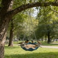 thumbnail image 4 of Wavy Edge Hanging Bird Feeder, 15.7" Tall Plastic Tray Feeder with Chains, 3-Color Option for Backyard Birds, 4 of 6