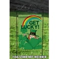 thumbnail image 4 of Toland Home Garden Get Lucky! St Pats St Patricks Day Flag Double Sided 12x18 Inch, 4 of 5