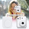 thumbnail image 2 of HAHDAXIA Protective Case for Fuji Instax Mini 12 Instant Camera - PU Leather Mini 12 Camera Case Bag with Photo Pocket - Adjustable Shoulder Strap - White, 2 of 7