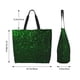 thumbnail image 5 of Balery Green Sparkling Bolsa Tote Estilo Estético con Cremalleras, Bolsa de Hombro, Bolsa de Compras Grande y Plegable, 5 of 8