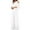 White, variant on IROINNID Short Sleeve V-Neck Jumpsuit For Women Full-Length Fashion Wide Leg Pants Tops Jumpsuit